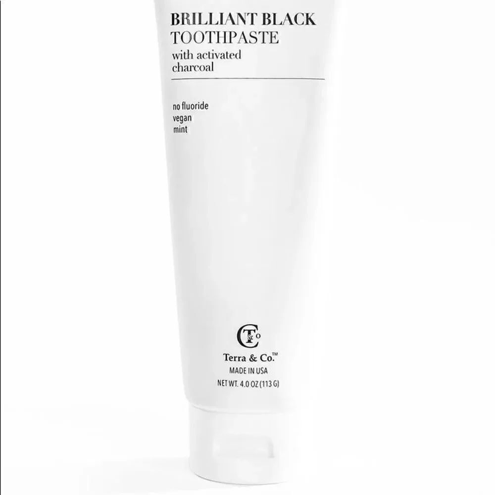 NEW brilliant black toothpaste activated charcoal